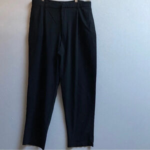 Donna Karan Signature Made in Italy Wool Blend Black Trousers Sz 6